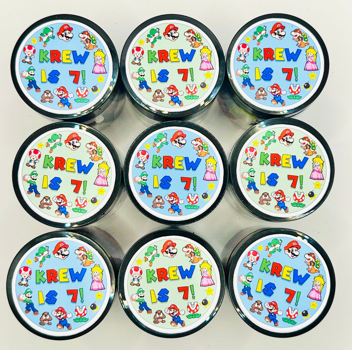 Personalized Playdough Jar Labels Activity Toys Poppy and Pine Creations