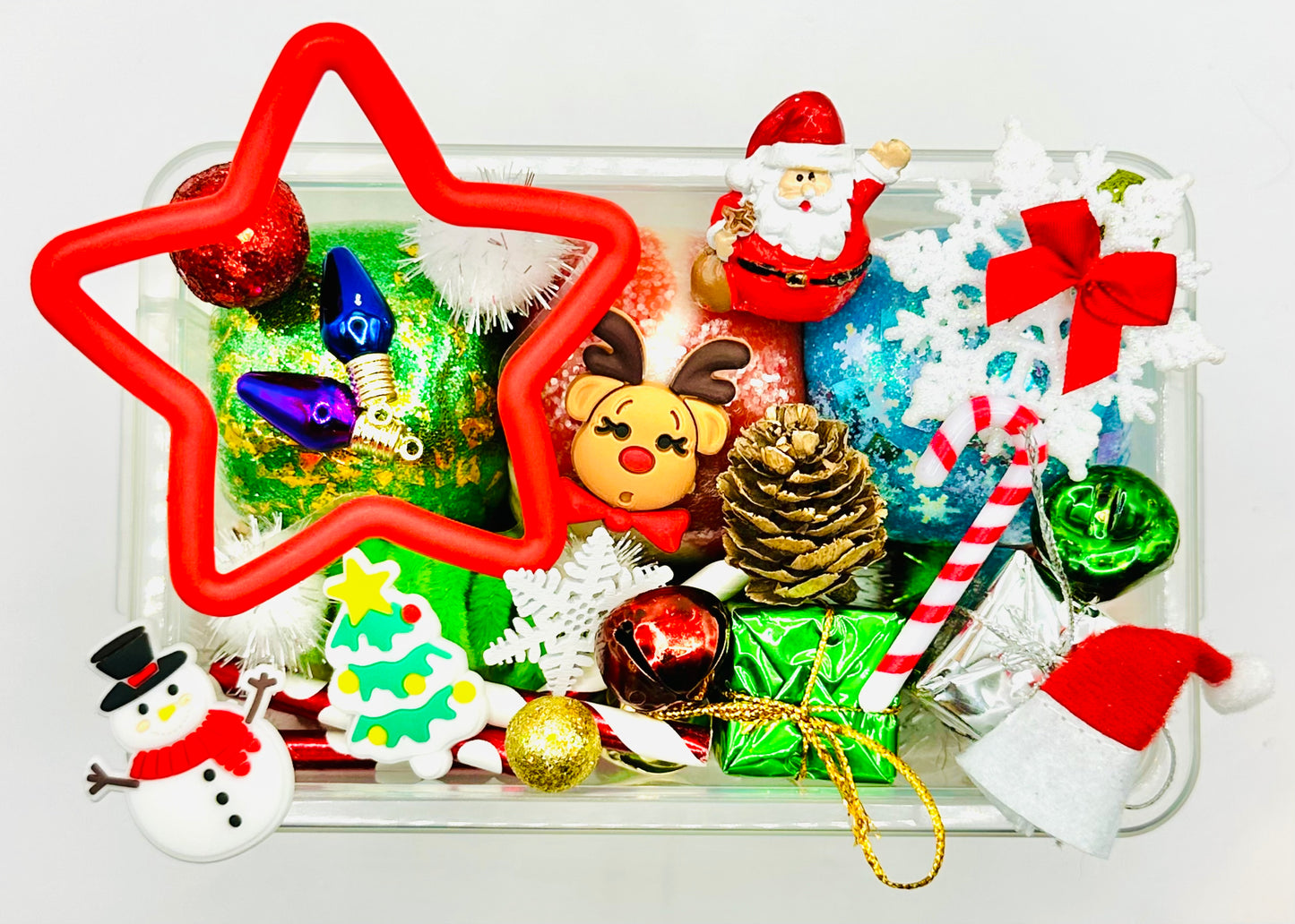 Christmas- Everything Christmas Playdough Kit Activity Toys Poppy and Pine Creations