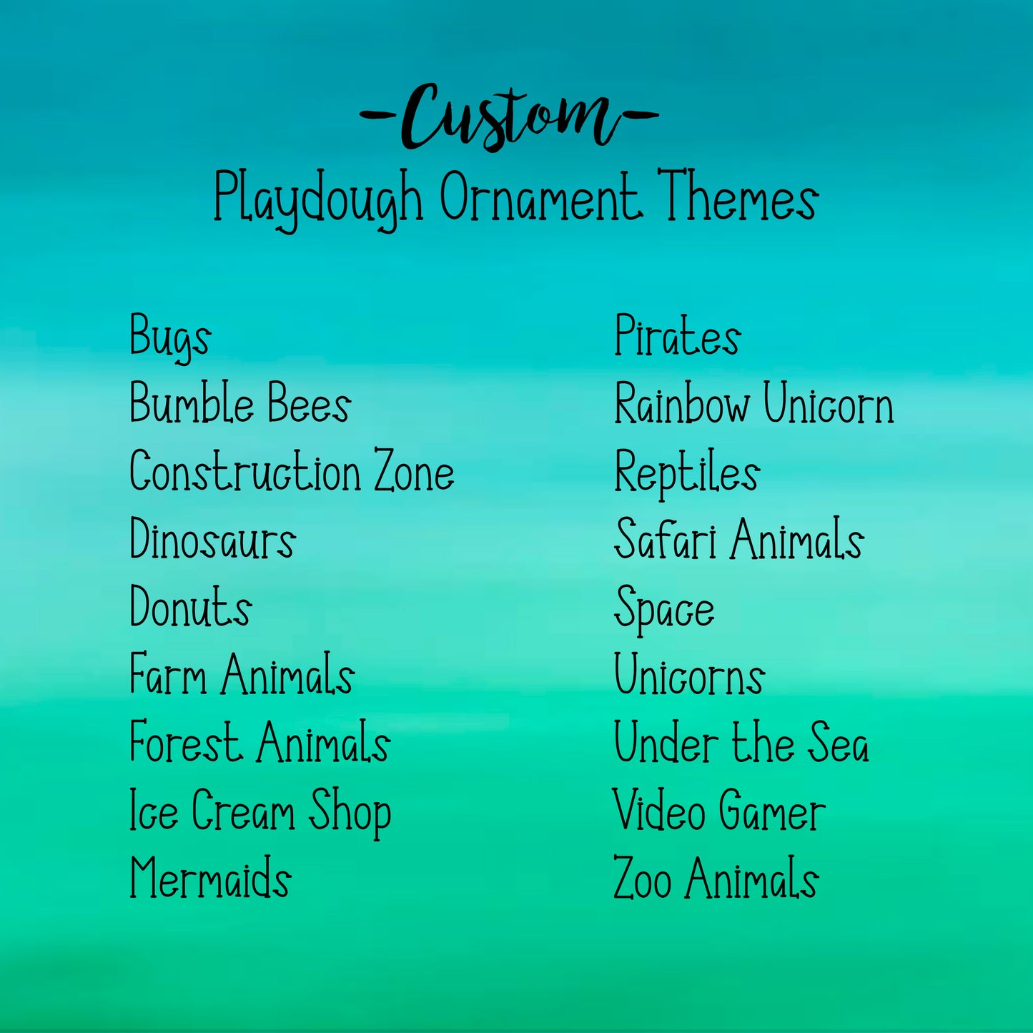 Christmas Playdough Ornament Kits Activity Toys Poppy and Pine Creations