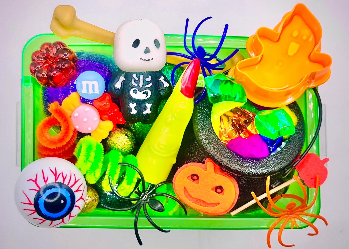 Halloween- Mid-sized Halloween Playdough Sensory Kit Activity Toys Poppy and Pine Creations