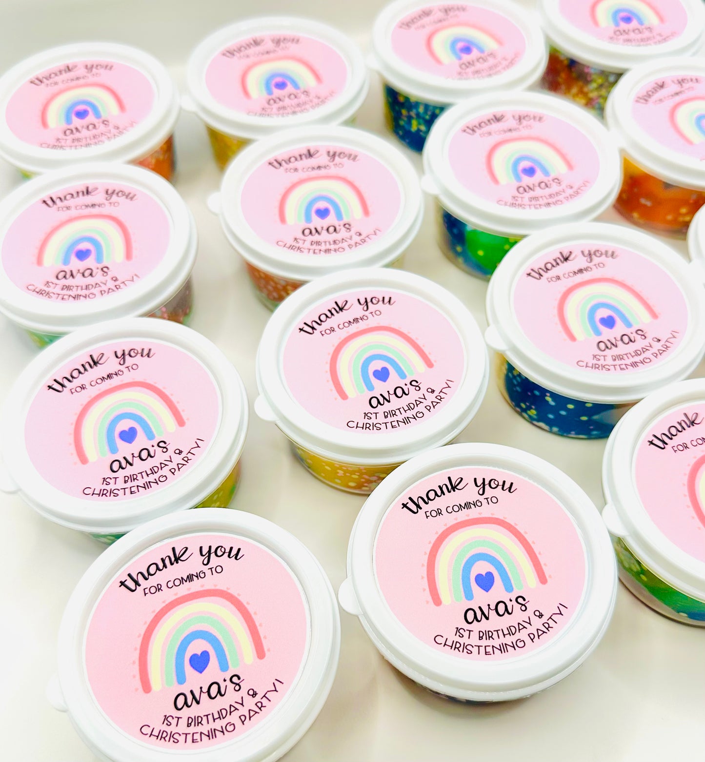 Personalized Playdough Jar Labels Activity Toys Poppy and Pine Creations