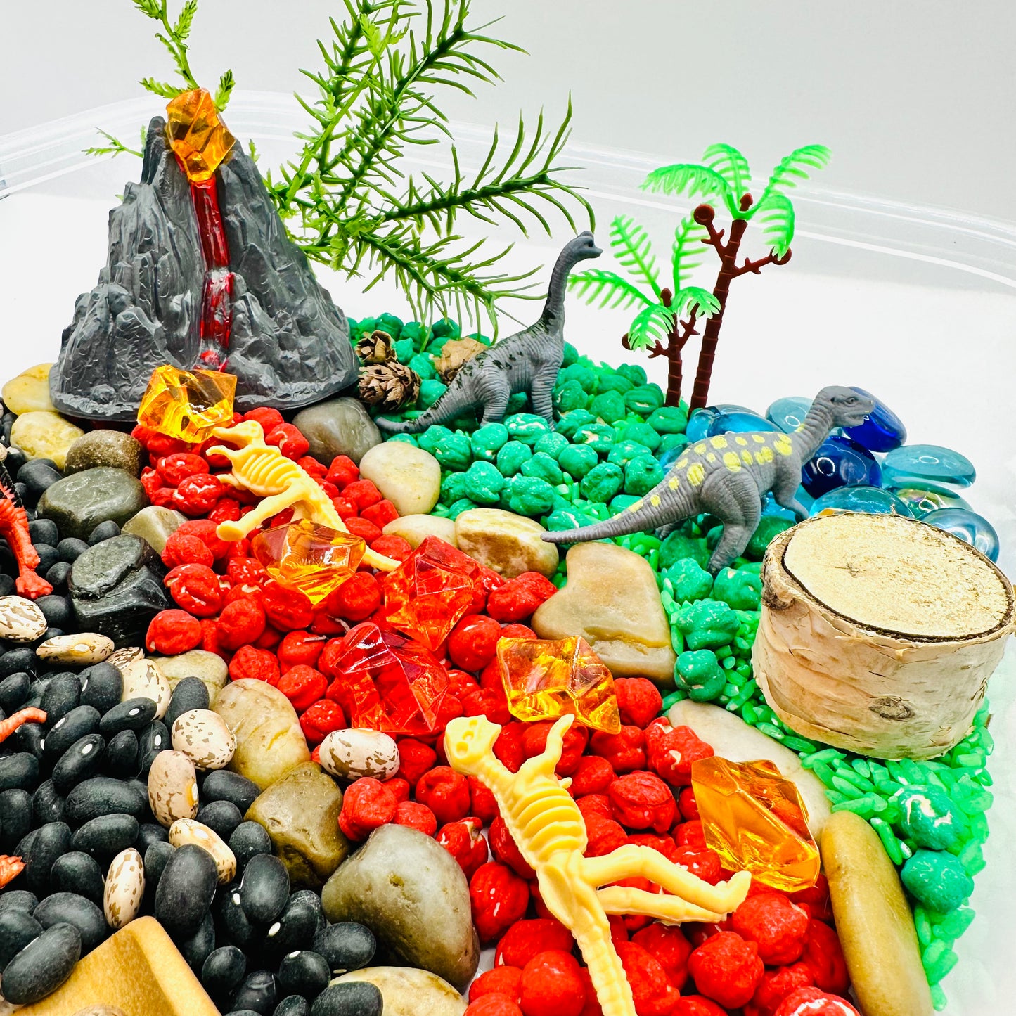 Dinosaur Sensory Bin Activity Toys Poppy and Pine Creations