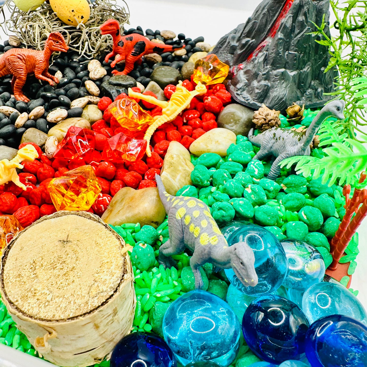 Dinosaur Sensory Bin Activity Toys Poppy and Pine Creations