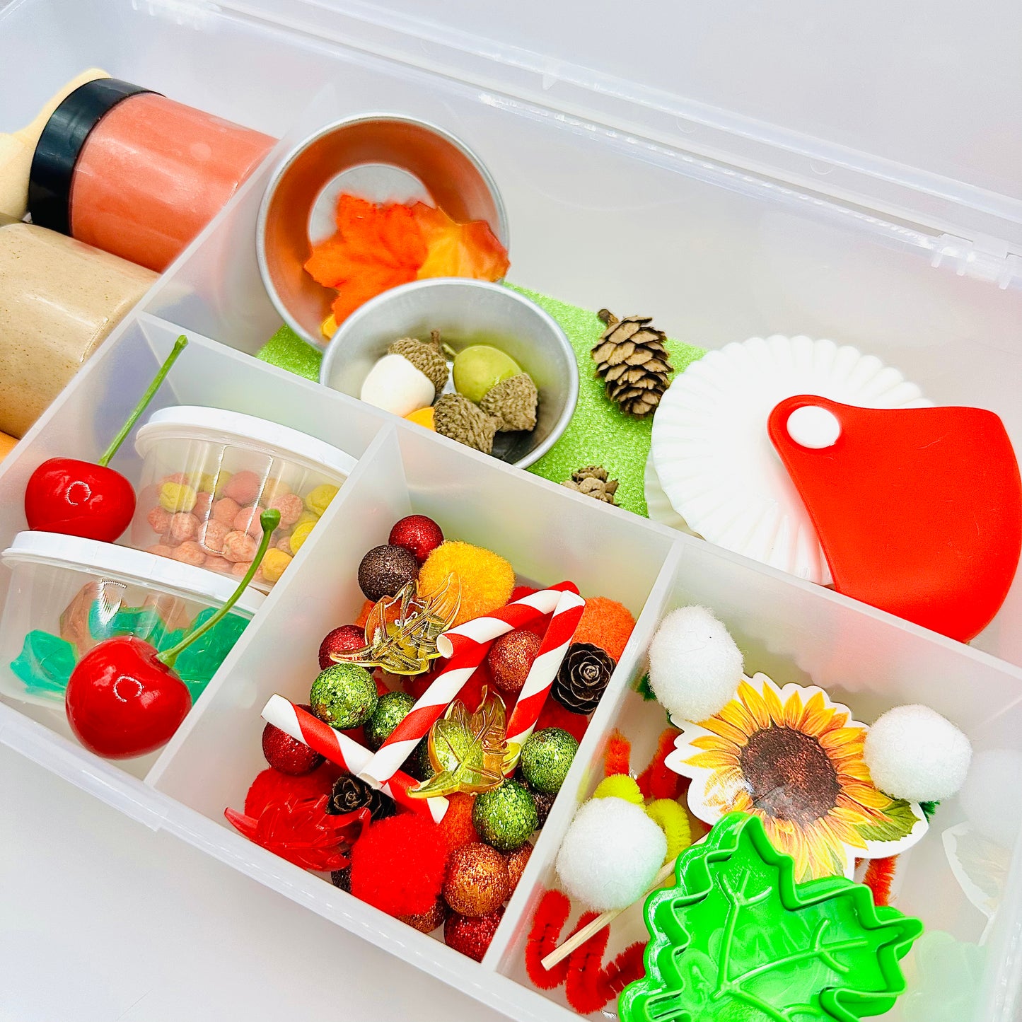 Deluxe Pie Making Playdough Sensory Kit Activity Toys Poppy and Pine Creations