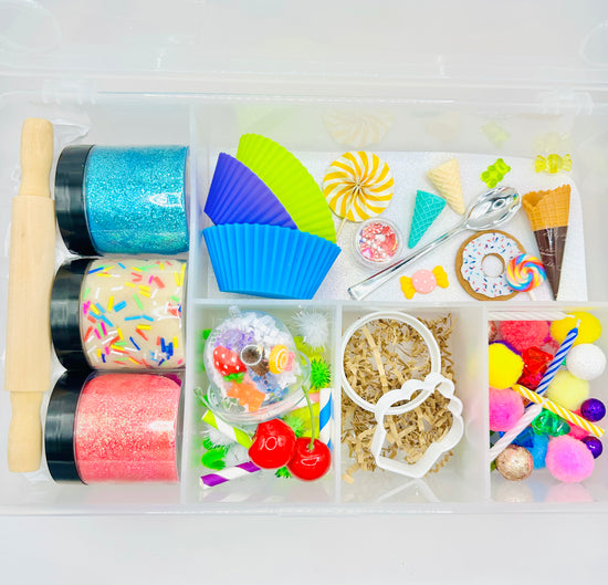 Deluxe Sweet Treats Playdough Sensory Kit Activity Toys Poppy and Pine Creations   