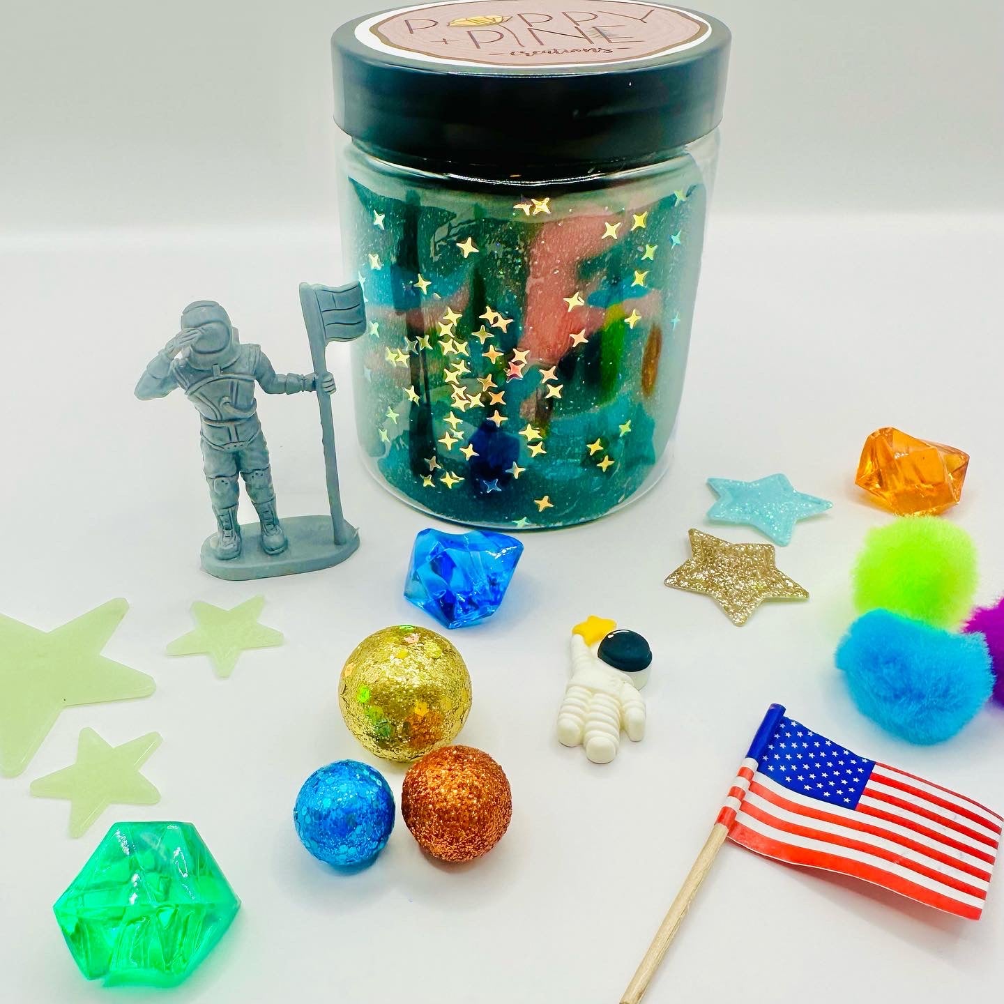 Playdough Jar Kits Activity Toys Poppy and Pine Creations