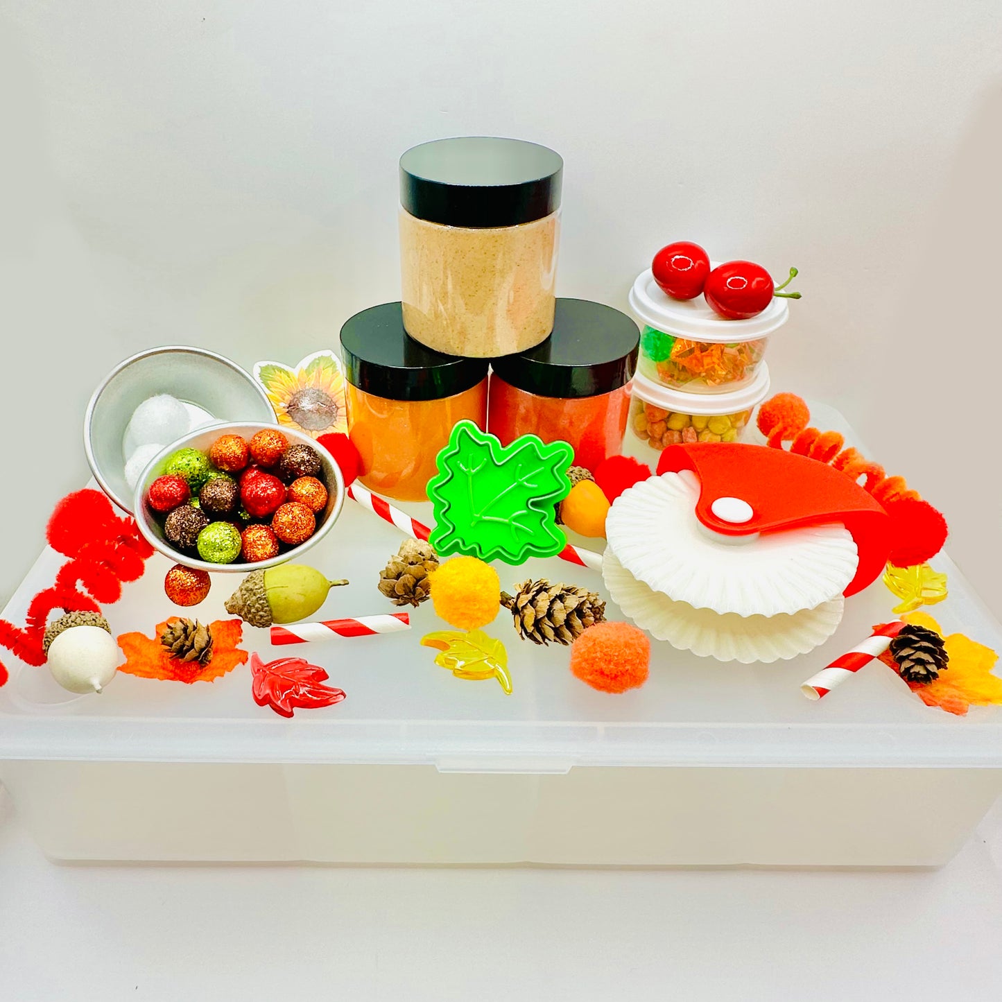 Deluxe Pie Making Playdough Sensory Kit Activity Toys Poppy and Pine Creations