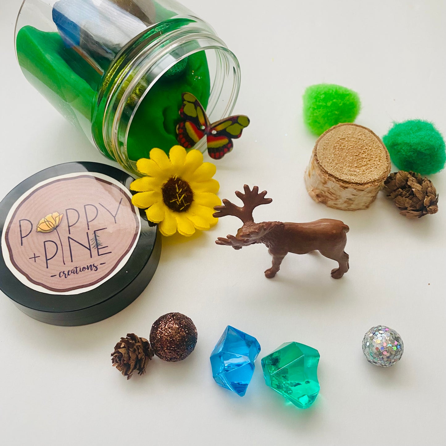 Playdough Jar Kits Activity Toys Poppy and Pine Creations