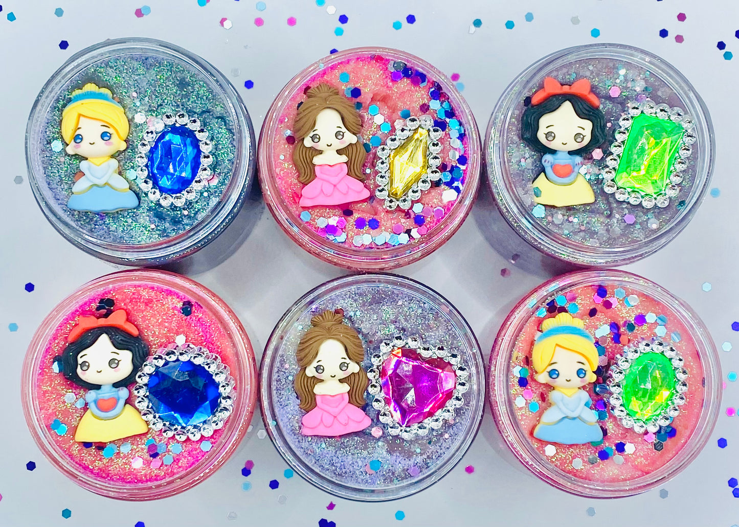Princess Playdough Jars Activity Toys Poppy and Pine Creations