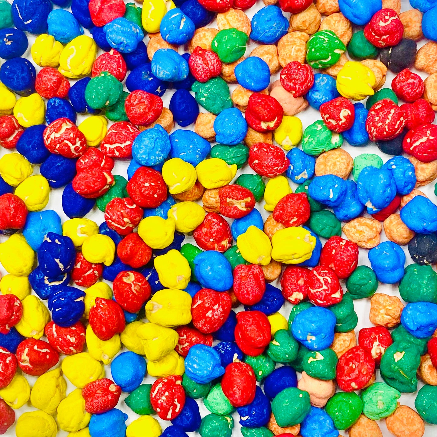 Sensory Bin Filler Activity Toys Poppy and Pine Creations Rainbow Hand-painted Chickpeas