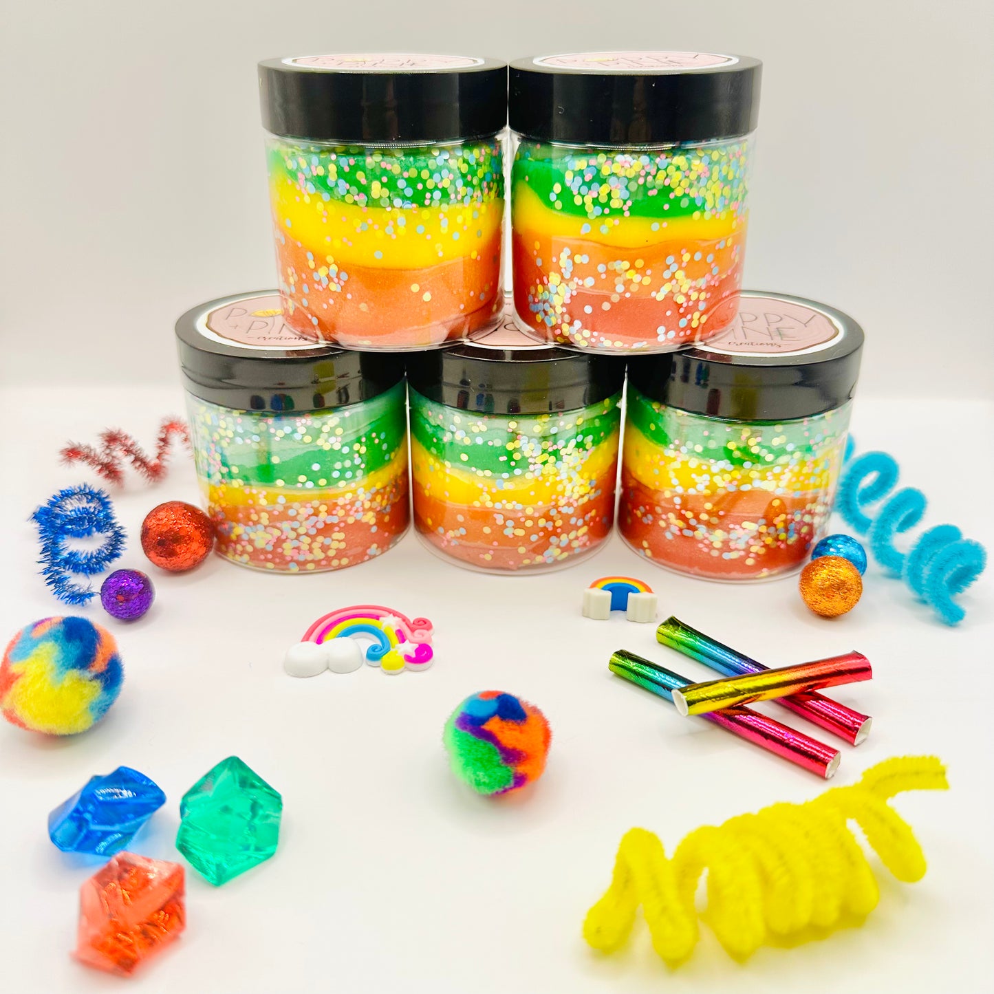 Playdough Jar Kits Activity Toys Poppy and Pine Creations