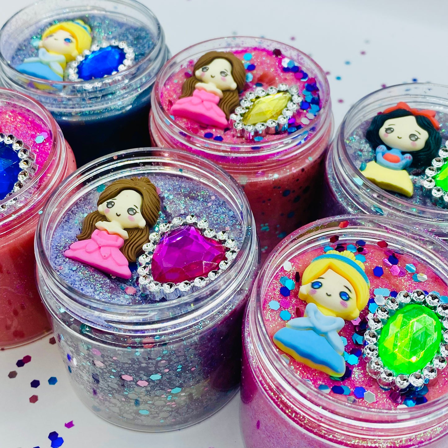 Princess Playdough Jars Activity Toys Poppy and Pine Creations