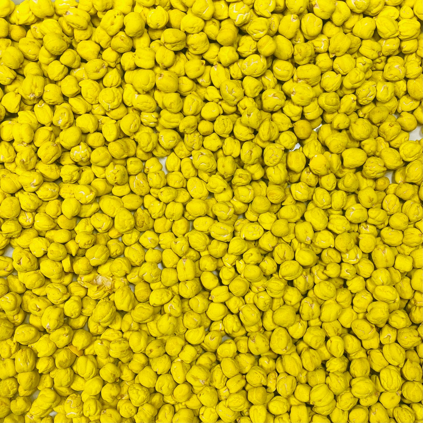 Sensory Bin Filler Activity Toys Poppy and Pine Creations Yellow Hand-painted Chickpeas