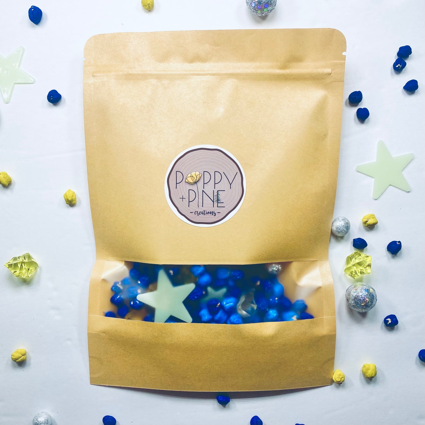 Space Adventure Sensory Bin Filler Activity Toys Poppy and Pine Creations