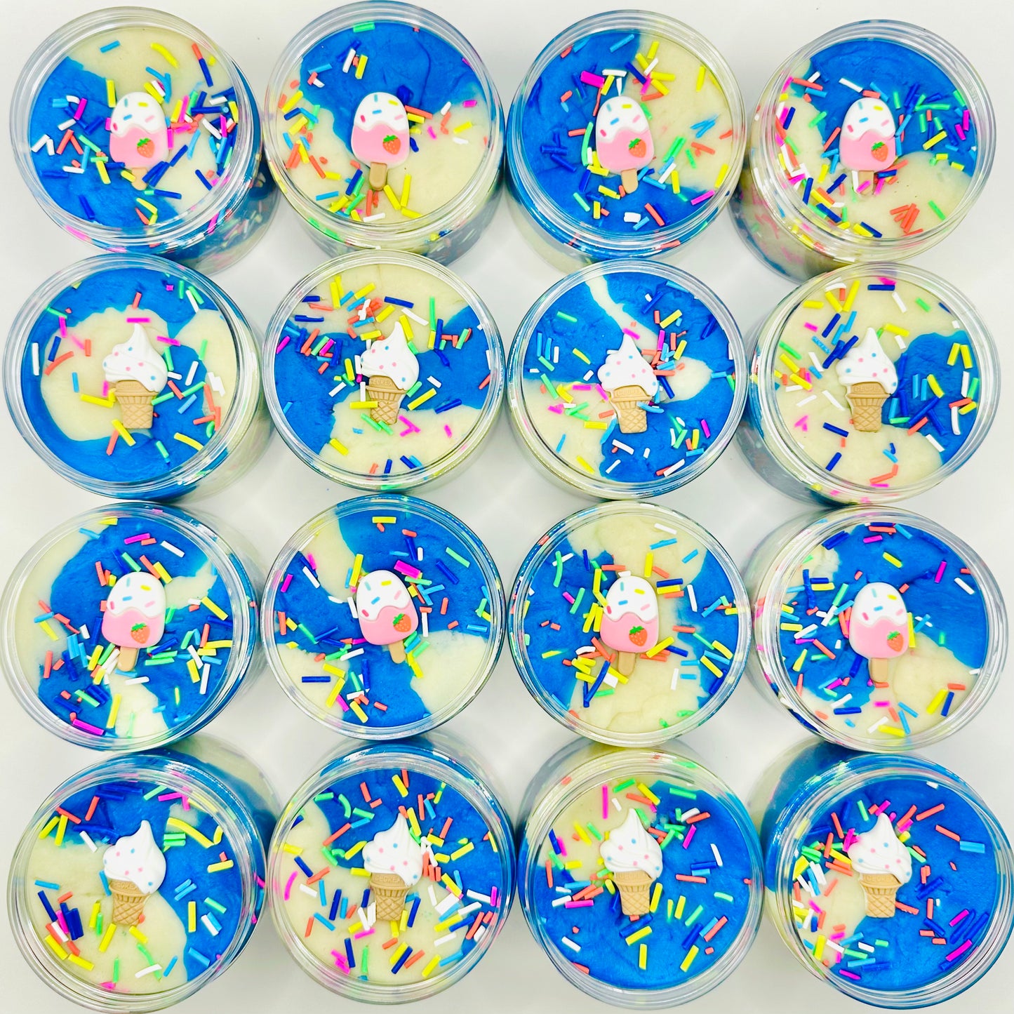 Ice Cream Playdough Jars Activity Toys Poppy and Pine Creations