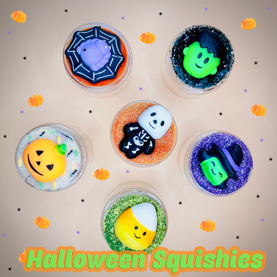 Load image into Gallery viewer, Spooky Halloween Playdough Jars Activity Toys Poppy and Pine Creations   
