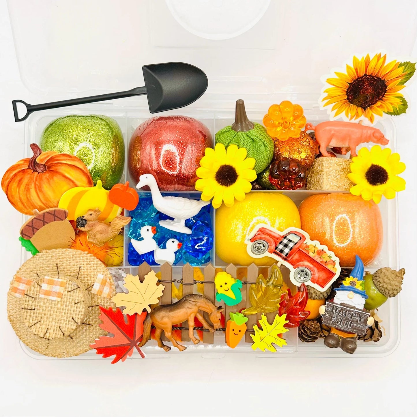 Fall Harvest Playdough Sensory Kit Activity Toys Poppy and Pine Creations   