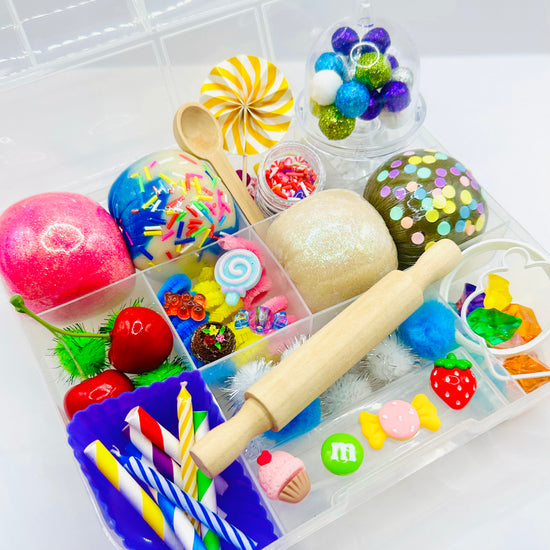 Bakery Playdough Sensory Kit Activity Toys Poppy and Pine Creations   