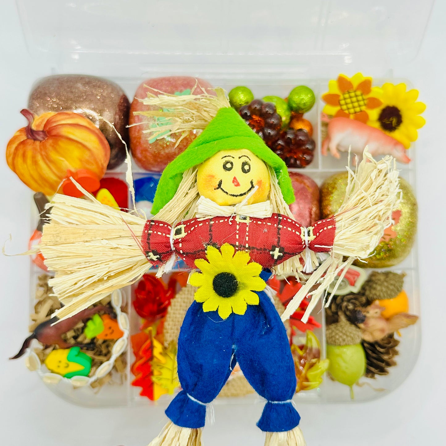 Load image into Gallery viewer, Fall Harvest Playdough Sensory Kit Activity Toys Poppy and Pine Creations   
