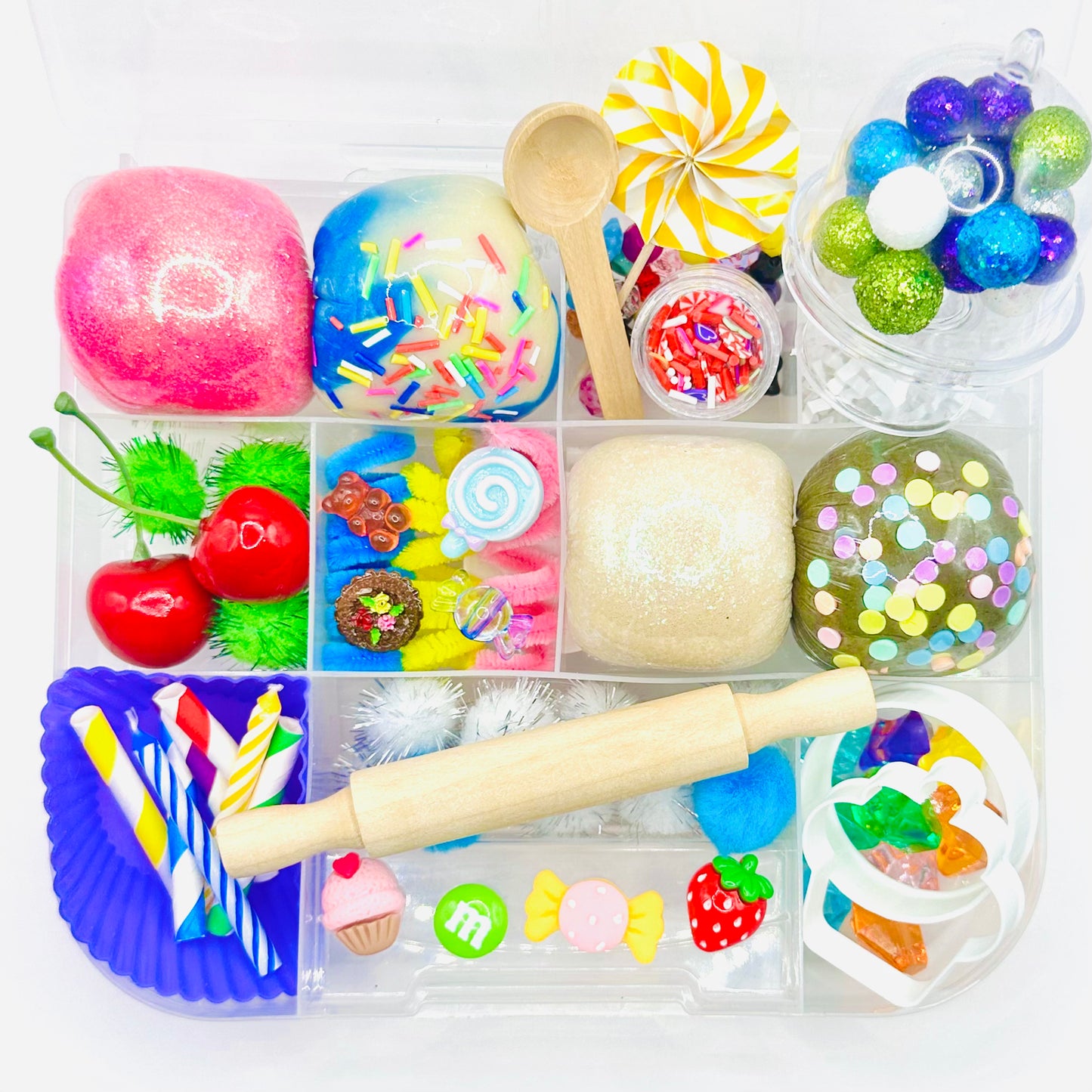 Bakery Playdough Sensory Kit Activity Toys Poppy and Pine Creations   