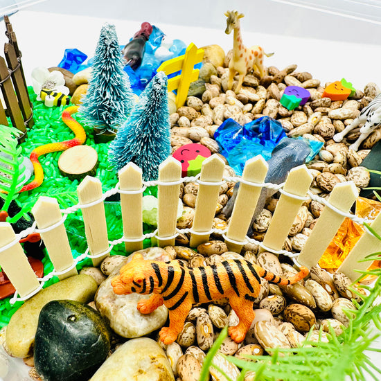 Zoo Sensory Bin Activity Toys Poppy and Pine Creations   
