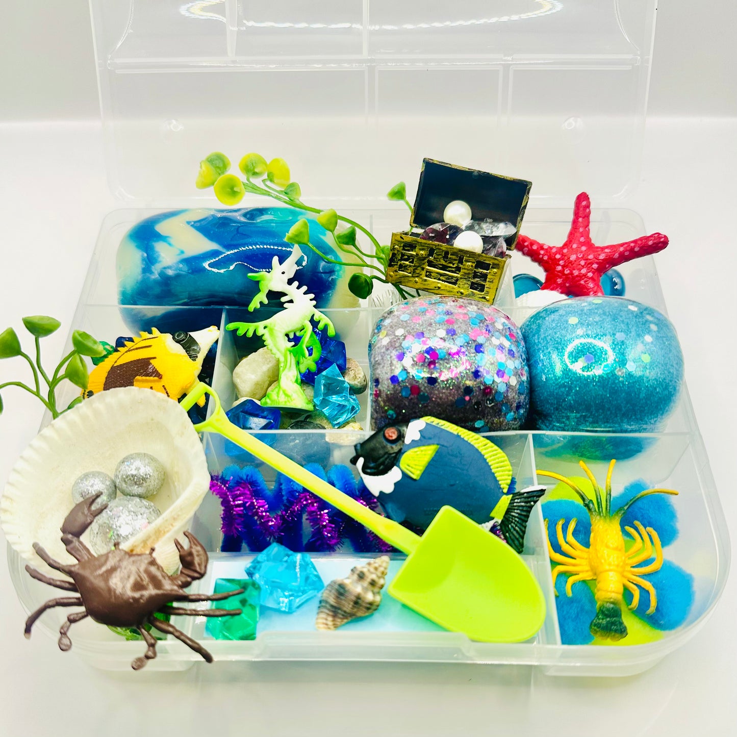 Under the Sea Playdough Sensory Kit Activity Toys Poppy and Pine Creations   