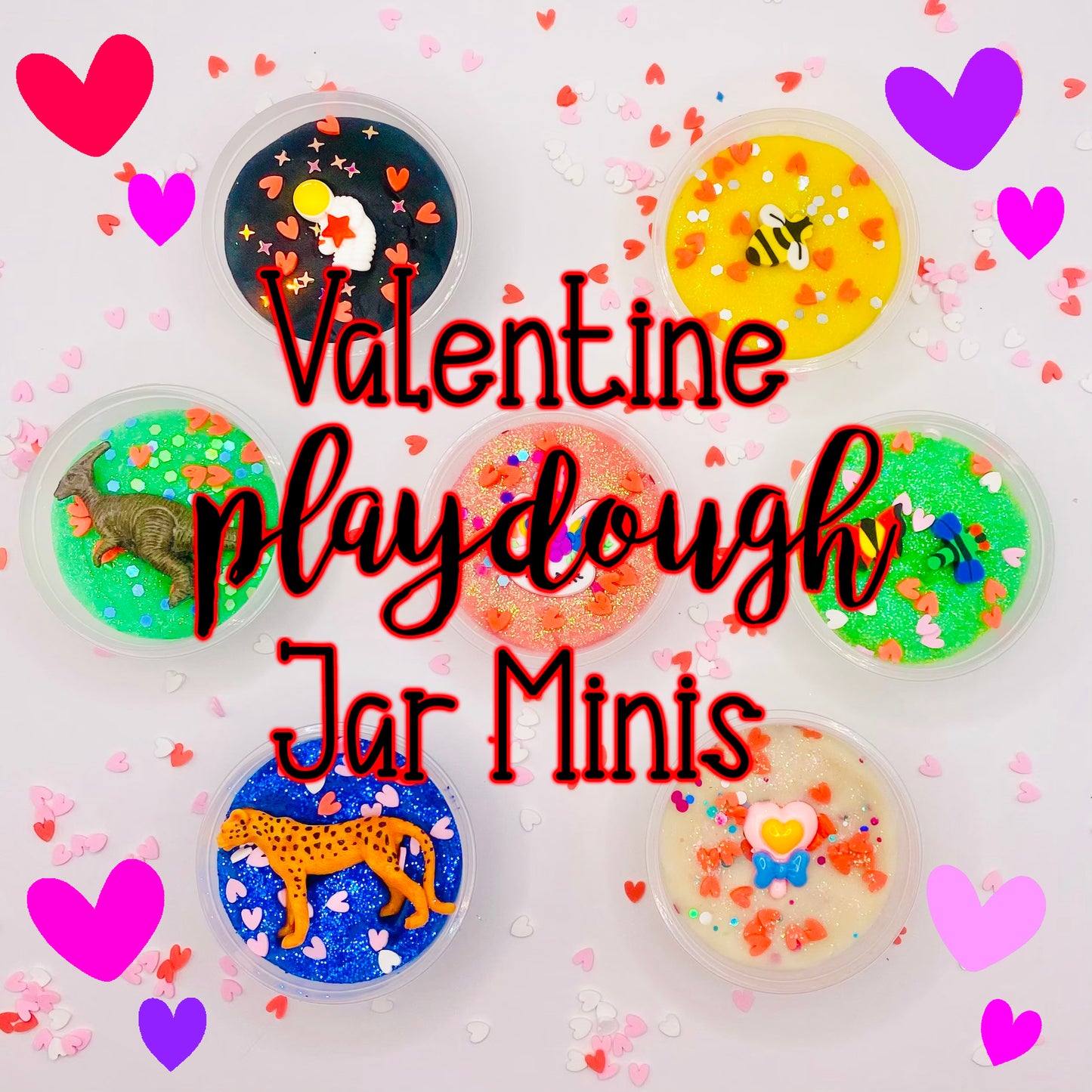 Valentines Playdough Activity Toys Poppy and Pine Creations