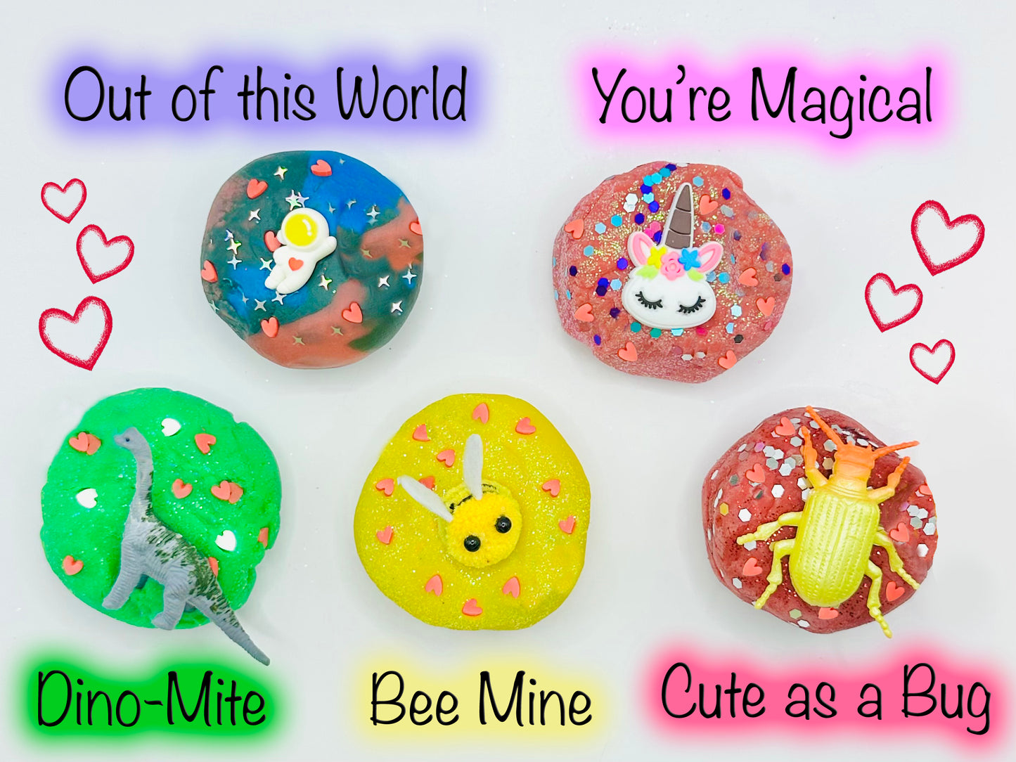 Valentines Playdough Activity Toys Poppy and Pine Creations