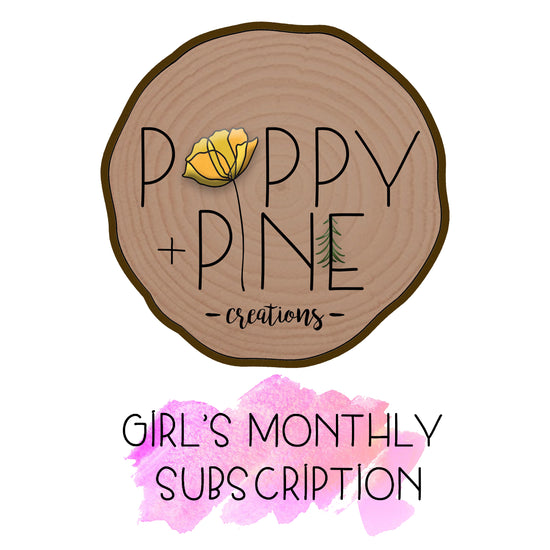 Load image into Gallery viewer, Girl&amp;#39;s Monthly Full-Size Kit Subscription Activity Toys Poppy and Pine Creations   
