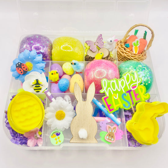 Easter Playdough Sensory Kit Activity Toys Poppy and Pine Creations   