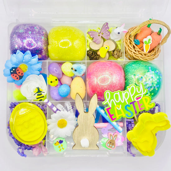 Easter Playdough Sensory Kit Activity Toys Poppy and Pine Creations   