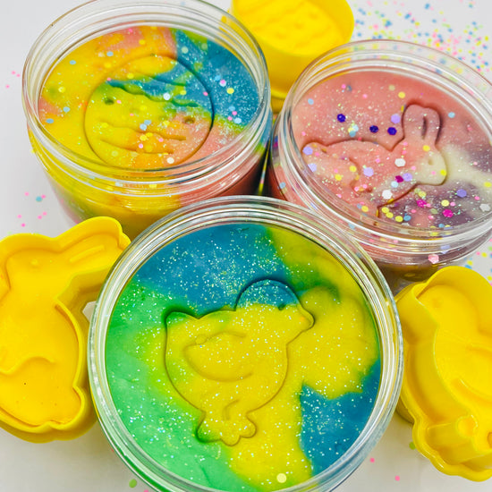 Easter Playdough Jars Activity Toys Poppy and Pine Creations   