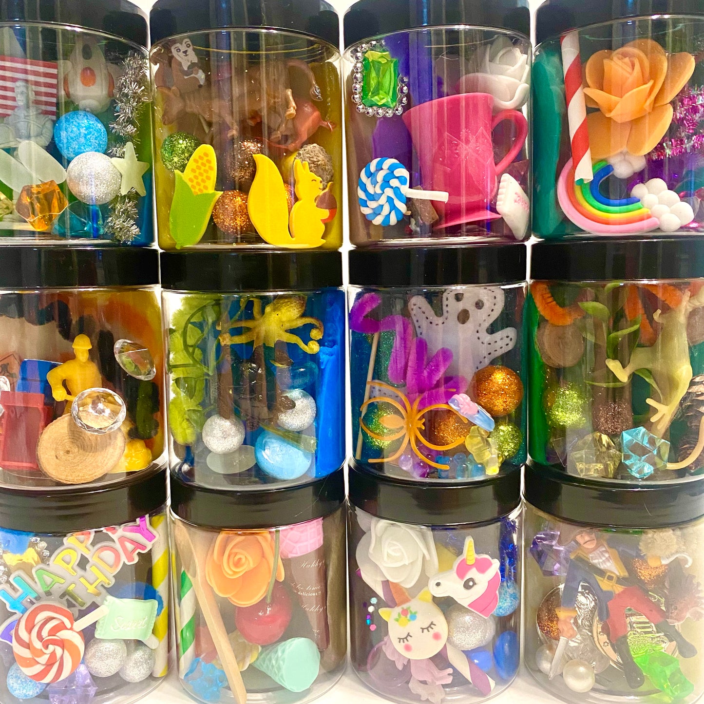 Playdough Jar Kits Activity Toys Poppy and Pine Creations   